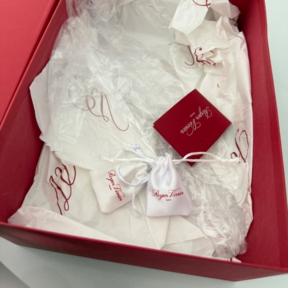 Roger Vivier Flower Strass Satin platform Evening Shoes Pumps - Picture 6 of 15